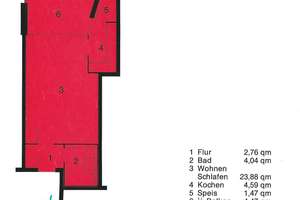 1 Zi. App. + Loggia - 40 qm Augsburg / Göggingen – Bergiusstraße 78, 86199 Göggingen-Nordost, Augsburg – Vorschaubild 12
