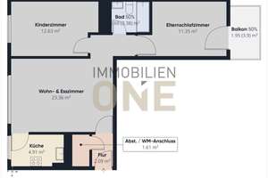 Attraktive 3-Zimmerwohnung mit Westbalkon und TG-Stellplatz am Galgenberg – Die vollständige Adresse der Immobilie erhältst du vom Anbieter., 93053 Galgenberg, Regensburg – Vorschaubild 32
