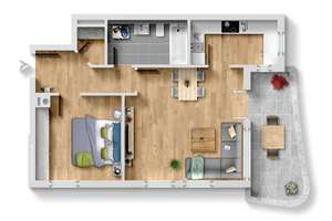 TOP-Lage / Sanierung 2021 /  2 Zimmer / Balkon / TG-Stellplatz (Sofort Mieteinnahmen) – 4275 Südvorstadt, Leipzig – Vorschaubild 10