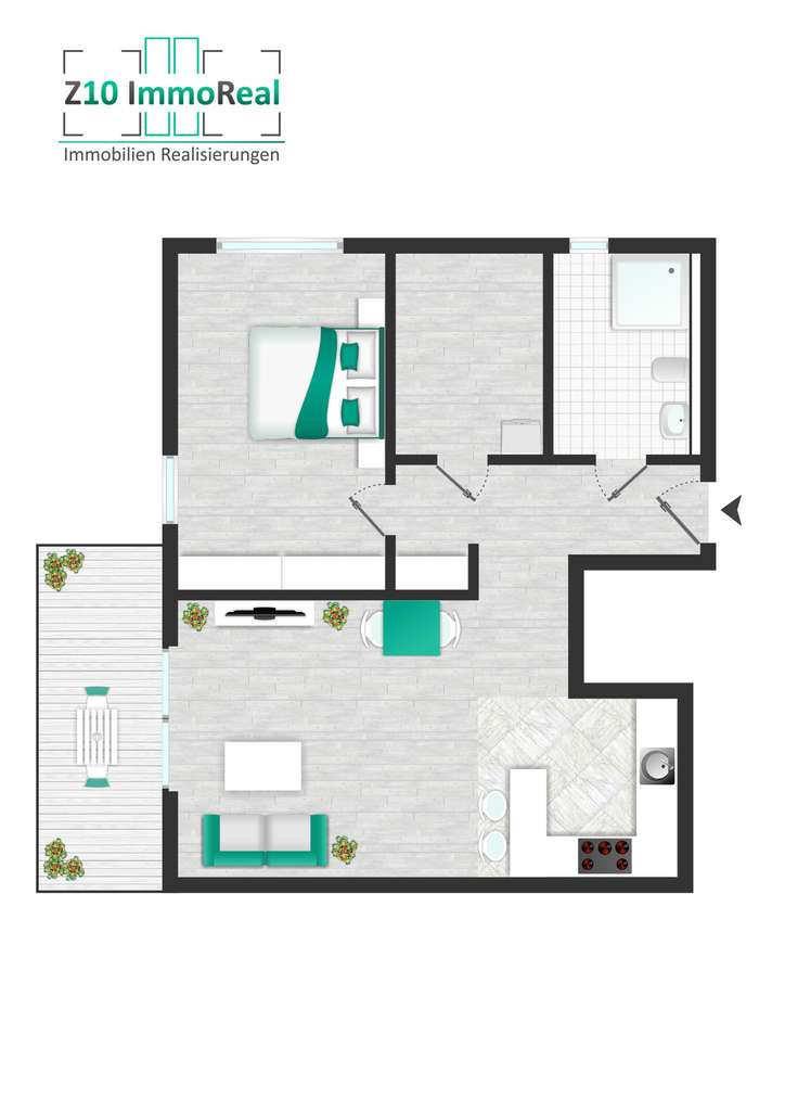 LS62-WE8 / 2.OG mit Balkon