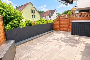 Wohnen mit Freiraum: 2-Zimmer-Wohnung mit großzügiger Südwest-Terrasse - Nähe Porsche