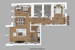 Neubauwohnung in Beverly Sülz – Exklusive 3-Zimmer-Wohnung mit hochwertiger Ausstattung – Berrenrather Straße 391, 50937 Sülz, Köln – Vorschaubild 6