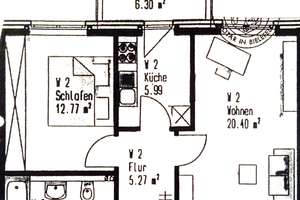 Schöne 2-Zimmer-Wohnung in Bielefeld, Innenstadt, frei ab 01.12.2026, nach Absprache auch früher – 33607 Mitte, Bielefeld – Vorschaubild 8