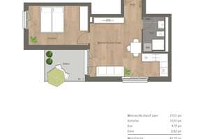 ++3,50 % Grunderwerbsteuer geschenkt++ 2-Zimmer-Etagenwohnung mit Südwest-Balkon im 1. OG – Lerchenstraße 75, 80995 Lerchenau-Ost, München – Vorschaubild 10