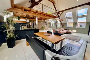 RESERVIERT!  Scheunenloft mit Naturpool & Einliegerwohnung - Wohnen & Arbeiten bei Köln – Rhein-Erft-Kreis – Vorschaubild 5
