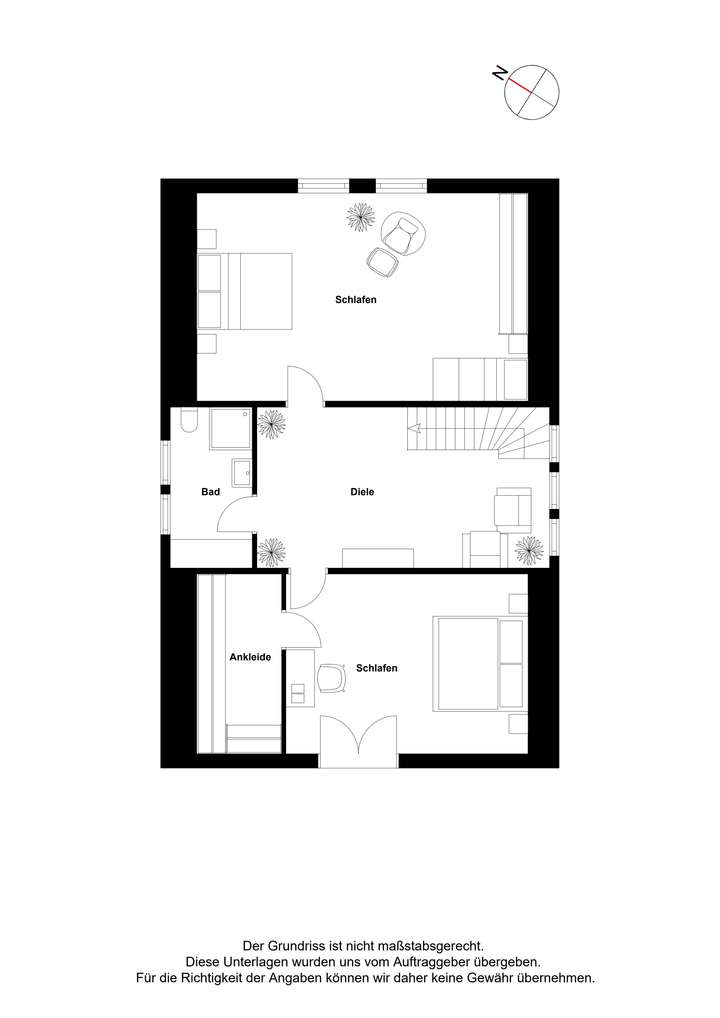 Dachgeschoss mit Beispielmö...