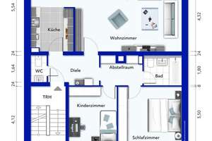 Vierfamilienhaus am Schmölderpark, Garten, drei PKW-Stellplätze, eine Wohnung frei – Die vollständige Adresse der Immobilie erhältst du vom Anbieter., 41239 Schmölderpark, Mönchengladbach – Vorschaubild 21