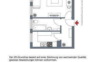 Erstbezug nach Renovierung: sehr gut geschnittenes Apartment mit großer, separater Küche – Gubestraße 22, 80993 Moosach-Bahnhof, München – Vorschaubild 7