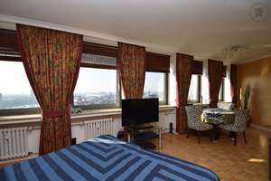 Traumblick über die Stadt-möbliertes Großraumapartment im Ringturm – Die vollständige Adresse der Immobilie erhältst du vom Anbieter., 50668 Neustadt/Nord, Köln – Vorschaubild 2