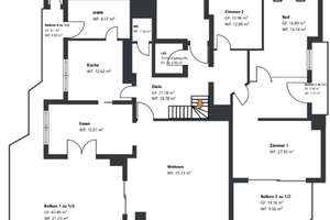 Super Luxuriöses Penthouse über 2 Etagen und exklusiven Ausstattungsdetails – Die vollständige Adresse der Immobilie erhältst du vom Anbieter., 81247 Obermenzing, München – Vorschaubild 21
