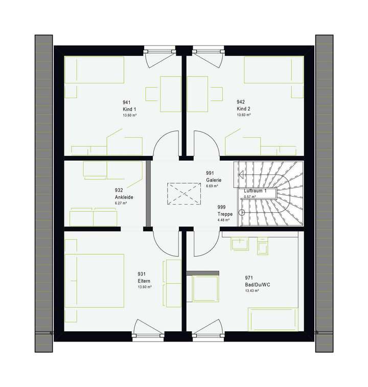 Grundriss Dachgeschoss