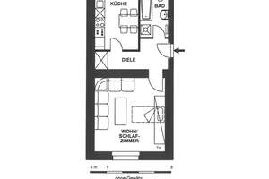 Attraktive 1-Zimmer-Wohnung in Düsseldorf-Derendorf – Spichernstr. 23, 40476 Derendorf, Düsseldorf – Vorschaubild 2