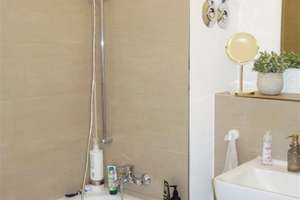 Living Circle / Flingern -  moderne 2 Zimmer Wohnung mit Fußbodenheizung u. Balkon, EBK käuflich – Luise-Rainer-Straße 3d, 40235 Flingern Nord, Düsseldorf – Vorschaubild 18
