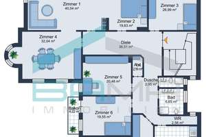 Exklusive Jugendstilwohnung mit Kamin, Balkon und Blick auf den Kuhmühlenteich – Die vollständige Adresse der Immobilie erhältst du vom Anbieter., 22087 Hohenfelde, Hamburg – Vorschaubild 21