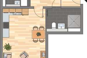 3-Zimmer-NEUBAUWOHNUNG in Essen Südviertel