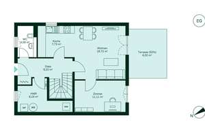 Haus mit Garten im Neubaugebiet – An den Krautwiesen 15, 4827 Machern – Vorschaubild 12
