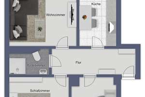 3-Zimmer-Wohnung mit Balkon in Düsseldorf-Bilk – Heresbachstr. 42, 40223 Bilk, Düsseldorf – Vorschaubild 10