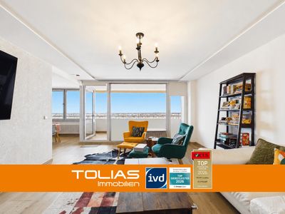 Himmlische Aussichten in Leonberg: modernisierte 3,5-Zimmer Wohnung mit TG-Stellplatz und Balkon