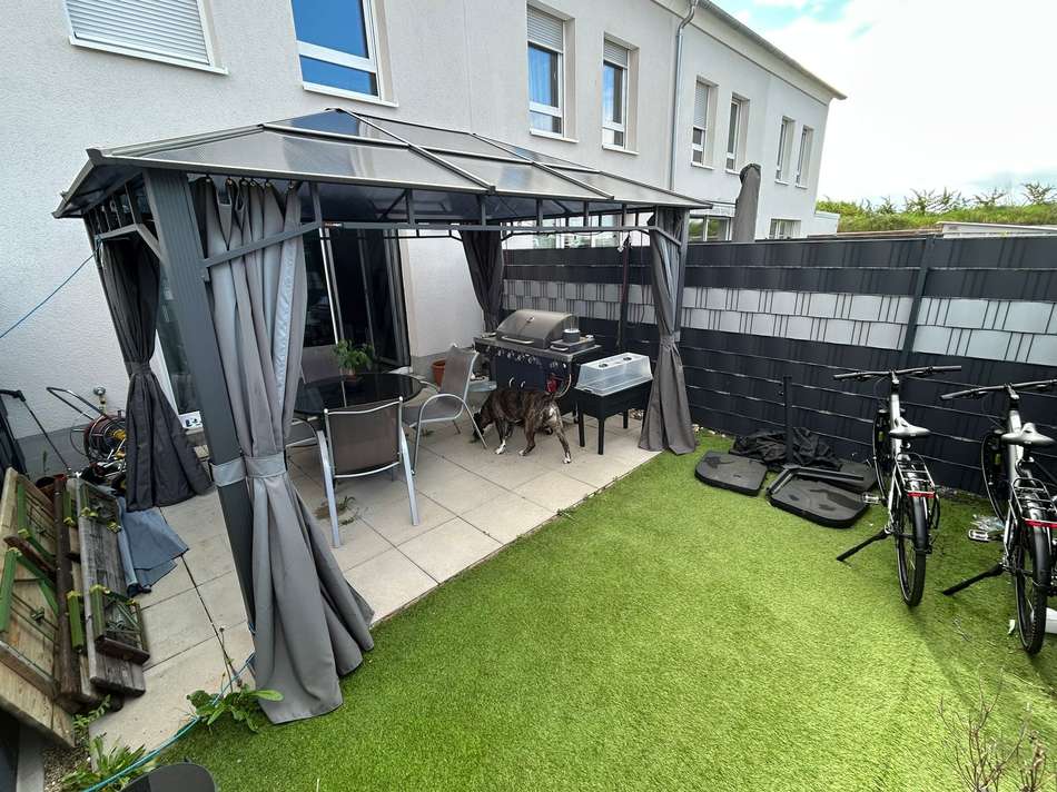 Terrasse, kl. Garten