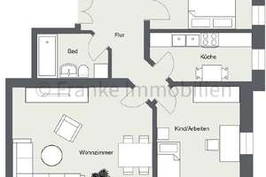 Striesen - 3-Zimmeraltbauwohnung mit Balkon – Glasewaldtstraße 38, 1277 Striesen-Ost, Dresden – Vorschaubild 4