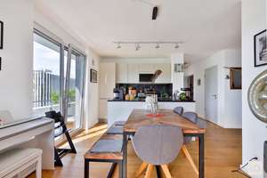 Modern wohnen im IN-TOWER – stilvolle 3 ZKB, EBK, Holzböden, TG, Balkon, Aufzug, IN-Nordbahnhof – 85049 Nordwest, Ingolstadt – Vorschaubild 2