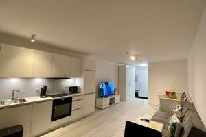 KERNSANIERTE EINZIMMERWOHNUNG MIT HOCHWERTIGEM BAD & KÜCHE IN BOGENHAUSEN – Fritz-Meyer-Weg 55, 81925 Oberföhring, München – Vorschaubild 1