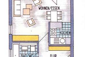 2-RW mit Terrasse in ruhiger, grüner Wohnanlage; beste ÖPNV – Saarstraße 00, 1189 Coschütz/Gittersee, Dresden – Vorschaubild 2