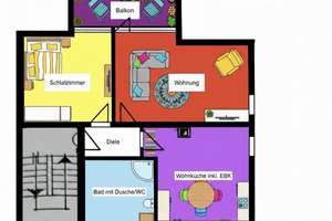 Über den sonnigen Dächern von Radolfzell 2 Zi.-Whg. bezugsfrei zu verkaufen