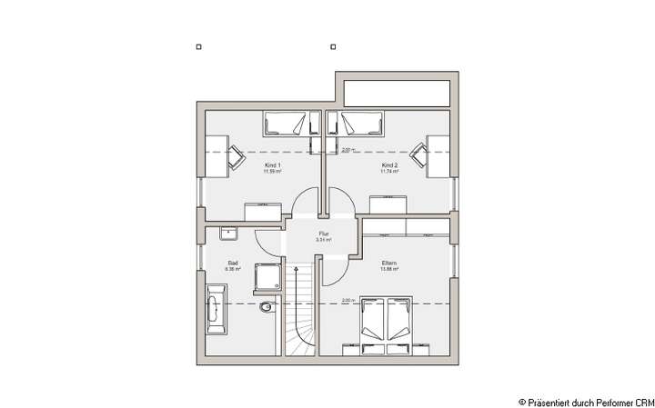 Grundriss Dachgeschoss