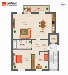 77 m² Komfort mit Fußbodenheizung | Balkon, Gartennutzung, KfW-70-Standard & TG-Stellplatz möglich