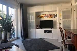Helle, vollmöblierte 1 Zimmer Wohnung mit Südbalkon im schönen Weiherfeld zu vermieten