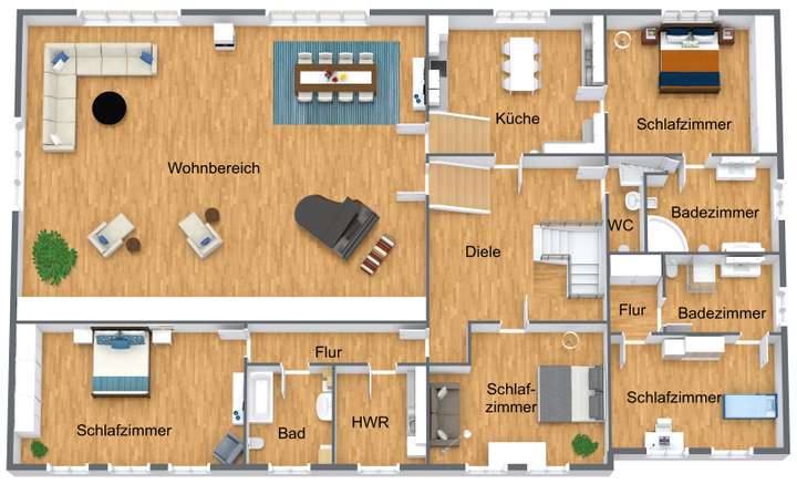 Grundriss Obergeschoss