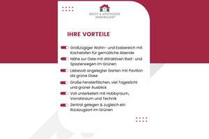 Wohnen im Grünen: Stilvolles Einfamilienhaus mit moderner Ausstattung – Die vollständige Adresse der Immobilie erhältst du vom Anbieter., 21745 Hemmoor – Vorschaubild 2