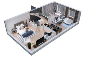 Junges Reihenmittelhaus mit Garten, Einbauküche und Kfz-Stellplatz in begehrter Lage von Tannenbusch – Die vollständige Adresse der Immobilie erhältst du vom Anbieter., 53119 Tannenbusch, Bonn – Vorschaubild 53