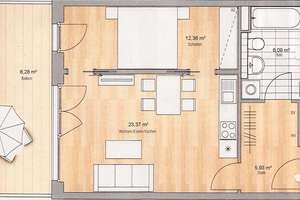 MÜNCHNER IG | TRAUMHAFTE 2 ZIMMER WOHNUNG IN SCHWABING MIT BLICK INS GRÜNE ! – Die vollständige Adresse der Immobilie erhältst du vom Anbieter., 80807 Alte Heide-Hirschau, München – Vorschaubild 22