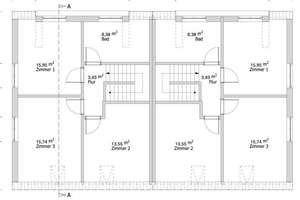 Neubau Doppelhaus KfW 40 QNG mit Garten - Haus 1 – 22848 Norderstedt – Vorschaubild 9
