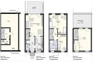 Modernes Reihenhaus in Wentorf - Mit Terrasse / Dachterrasse / Keller / Fußbodenheizung – Achtern Höben 12c, 21465 Wentorf bei Hamburg – Vorschaubild 7