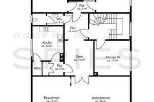 Viel Platz. Viel Charme. – 3–4-Zimmer-Wohnung in beliebter Wohnlage – Die vollständige Adresse der Immobilie erhältst du vom Anbieter., 28213 Neu-Schwachhausen, Bremen – Vorschaubild 7