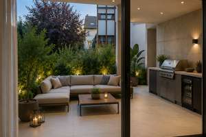 Luxuriöse Neubauwohnung im Erdgeschoss in  Mannheim Feudenheim mit  Garten und Terrasse – Die vollständige Adresse der Immobilie erhältst du vom Anbieter., 68259 Feudenheim, Mannheim – Vorschaubild 7