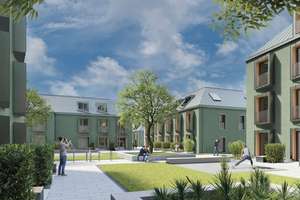 KfW-40-EE-Standard - Hochwertiges MFH mit 37 vollmöblierten Microapartments nähe Universität – Die vollständige Adresse der Immobilie erhältst du vom Anbieter., 86179 Haunstetten-Nord, Augsburg – Vorschaubild 8
