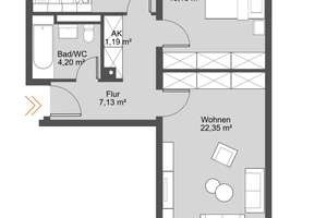 Vermietete Hochparterre-Wohnung mit Balkon direkt an der U-Bahn – Die vollständige Adresse der Immobilie erhältst du vom Anbieter., 81673 Josephsburg, München – Vorschaubild 4
