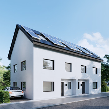 NEUBAU Moderne Doppelhaushälfte KfW40  – Schlüsselfertig Karlsdorf-Neuthard