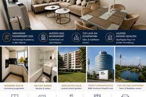 Provisionsfrei! Stilvoll modernisierte 3,5-Zimmer-Wohnung mit Balkon und hervorragenden Mieteinnahme – Die vollständige Adresse der Immobilie erhältst du vom Anbieter., 80993 Alt-Moosach, München – Vorschaubild 4