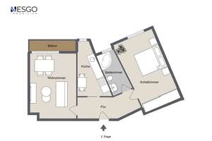 Grünblick & Abendsonne – attraktive Kapitalanlage mit Westbalkon – Die vollständige Adresse der Immobilie erhältst du vom Anbieter., 12207 Lichterfelde, Berlin – Vorschaubild 8