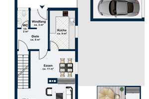 Familienhaus mit Kaminfeuer und Pool & modernes Gartenhaus – Die vollständige Adresse der Immobilie erhältst du vom Anbieter., 83626 Valley – Vorschaubild 10