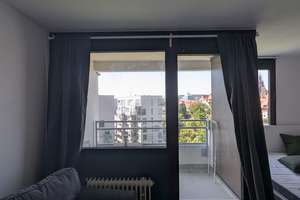 Modern möblierte 1-Zimmer-Wohnung mit Balkon im Donaucenter (Neu-Ulm) – Krankenhausstraße 1, 89231 Neu-Ulm – Vorschaubild 7