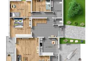 Gepflegtes Einfamilienhaus mit großem Garten, Garage und Erweiterungsmöglichkeit im DG – Heilbronn (Kreis) – Vorschaubild 26