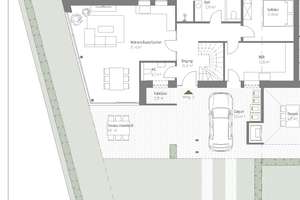 Neubau-Doppelhaushälfte mit 5 Zimmern in Damme (Erstbezug) – Reselager Mesch 1, 49401 Damme – Vorschaubild 5
