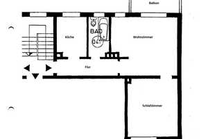 Klein aber fein! 2 Zimmerwohnung mit Balkon und Wannenbad. – Bonn – Vorschaubild 1