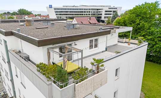 Penthouse am Olgapark mit Aussicht ins Grüne